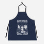 Goth Girls Social Coven-unisex kitchen apron-eduely
