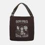 Goth Girls Social Coven-none adjustable tote bag-eduely