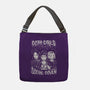 Goth Girls Social Coven-none adjustable tote bag-eduely