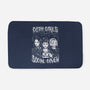 Goth Girls Social Coven-none memory foam bath mat-eduely