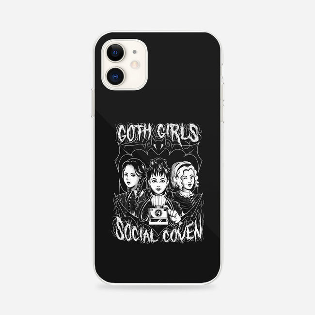 Goth Girls Social Coven-iphone snap phone case-eduely