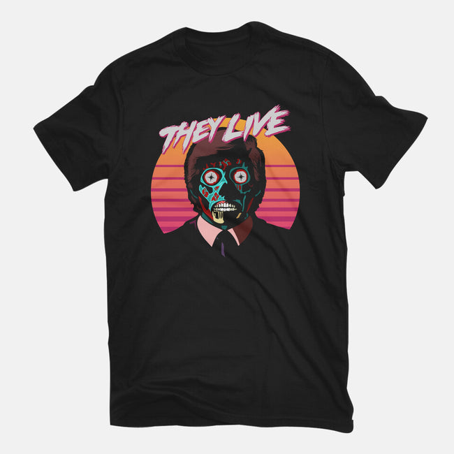They Live-womens fitted tee-daveleonardo