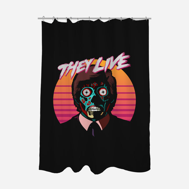 They Live-none polyester shower curtain-daveleonardo