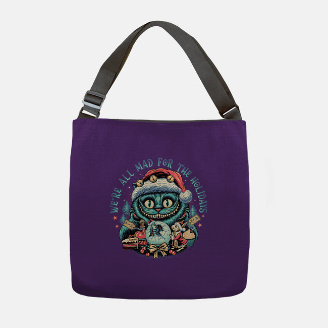 Christmas Cat-none adjustable tote bag-momma_gorilla