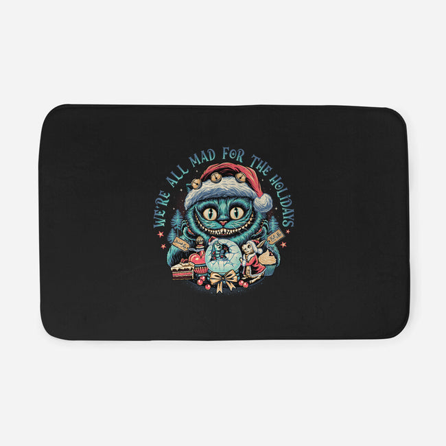 Christmas Cat-none memory foam bath mat-momma_gorilla