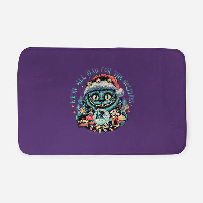 Christmas Cat-none memory foam bath mat-momma_gorilla