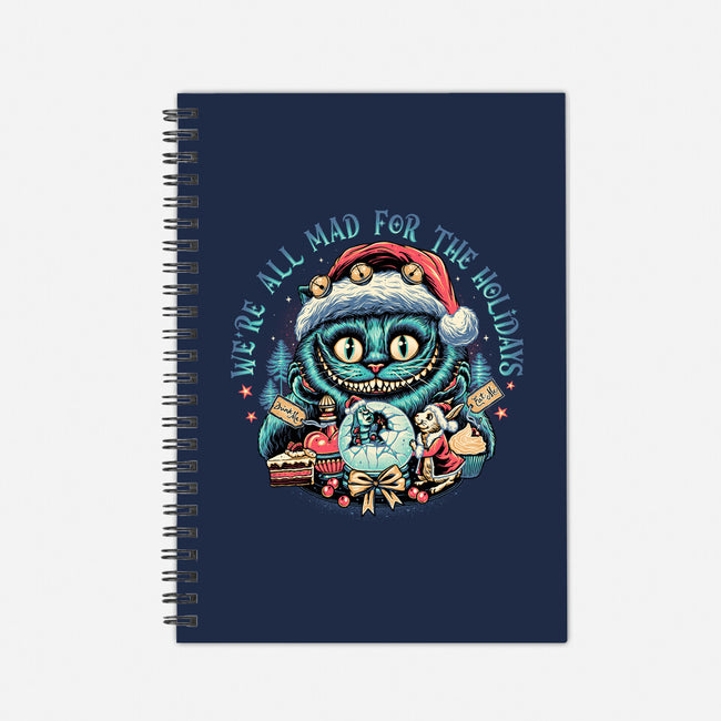 Christmas Cat-none dot grid notebook-momma_gorilla