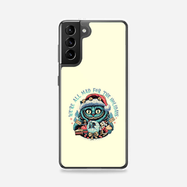 Christmas Cat-samsung snap phone case-momma_gorilla