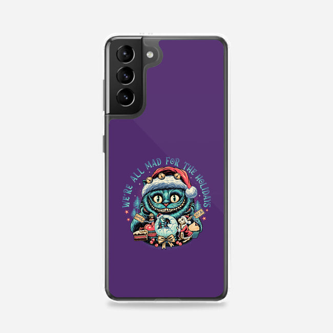 Christmas Cat-samsung snap phone case-momma_gorilla