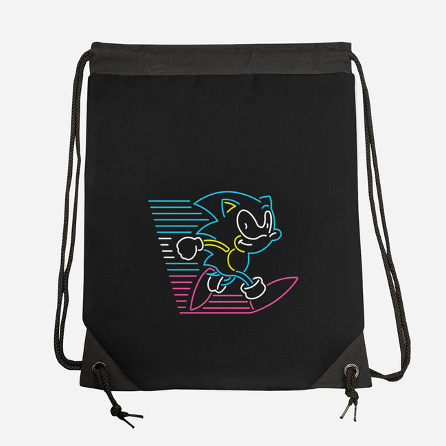 Neon Speed-none drawstring bag-ShirtMcGirt