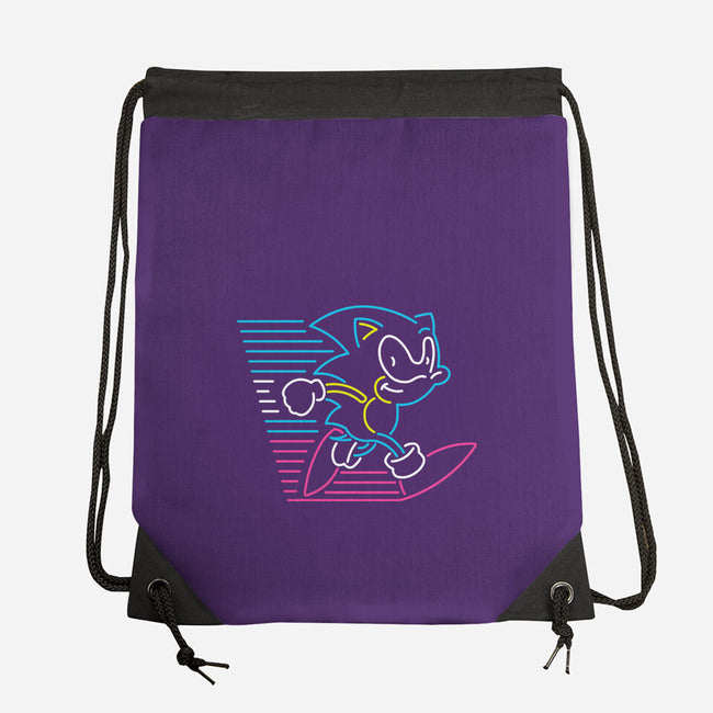 Neon Speed-none drawstring bag-ShirtMcGirt