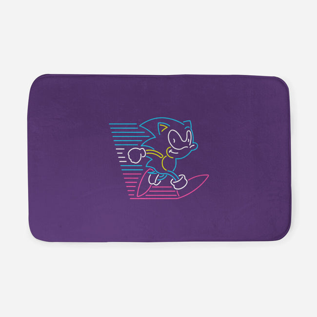 Neon Speed-none memory foam bath mat-ShirtMcGirt