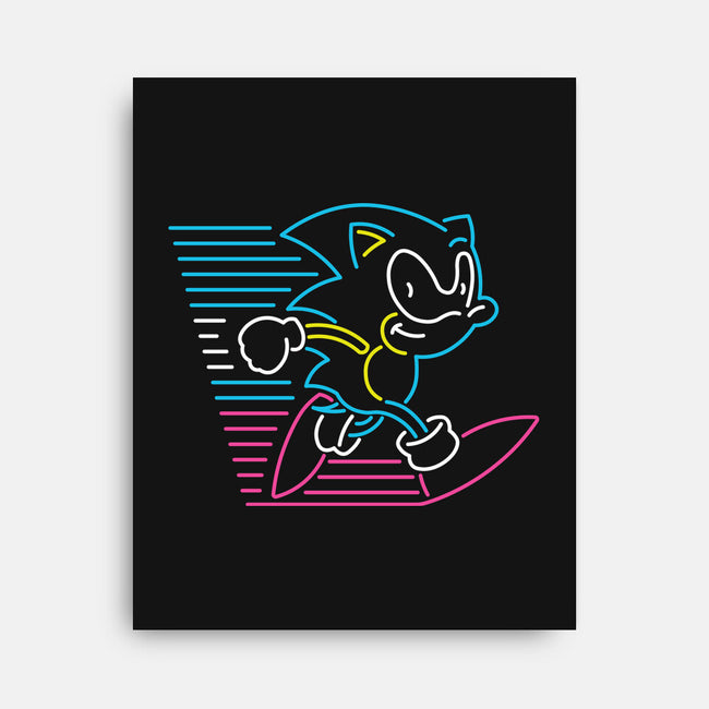 Neon Speed-none stretched canvas-ShirtMcGirt
