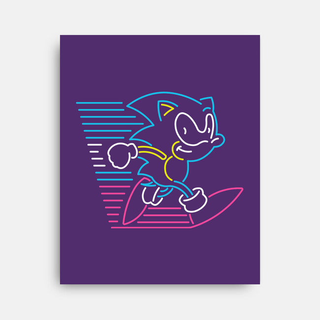 Neon Speed-none stretched canvas-ShirtMcGirt