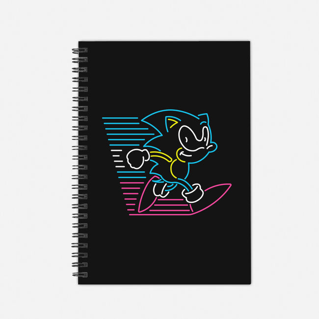 Neon Speed-none dot grid notebook-ShirtMcGirt