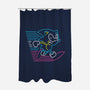 Neon Speed-none polyester shower curtain-ShirtMcGirt