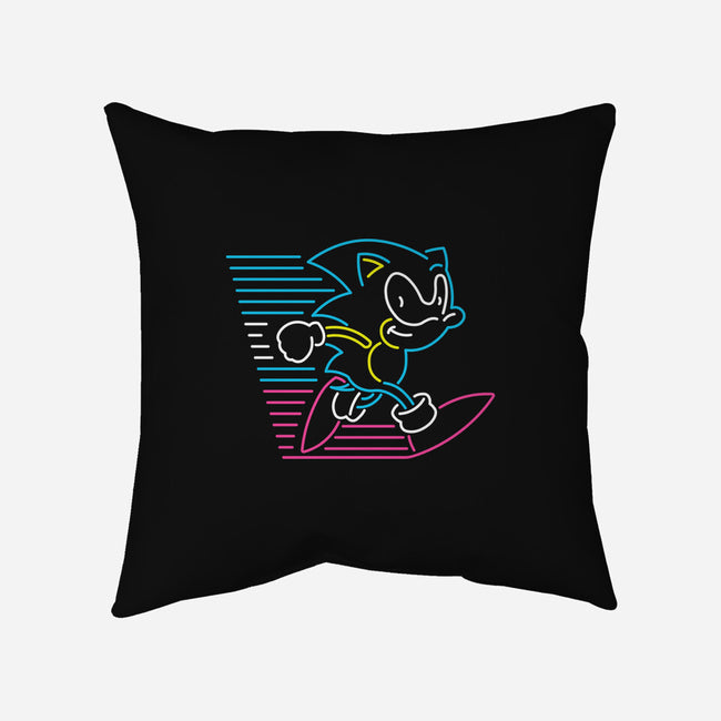 Neon Speed-none removable cover w insert throw pillow-ShirtMcGirt