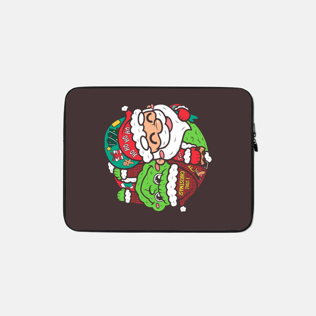 Yin And Yang Christmas-none zippered laptop sleeve-krisren28