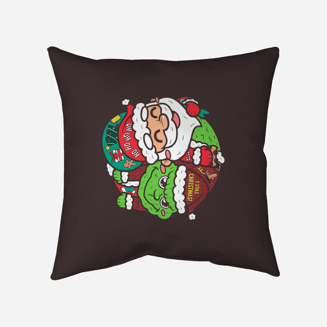 Yin And Yang Christmas-none removable cover throw pillow-krisren28
