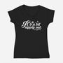 Nippy-womens v-neck tee-jrberger