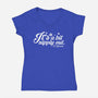 Nippy-womens v-neck tee-jrberger