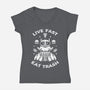 And Eat Trash-womens v-neck tee-Alundrart