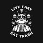 And Eat Trash-none drawstring bag-Alundrart