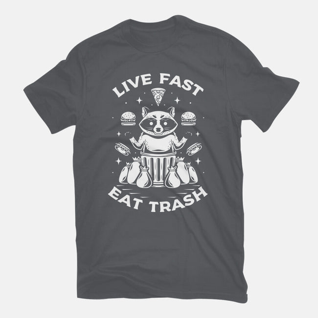 And Eat Trash-womens basic tee-Alundrart