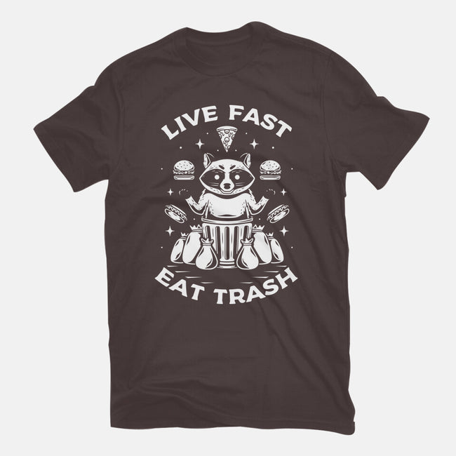 And Eat Trash-womens basic tee-Alundrart
