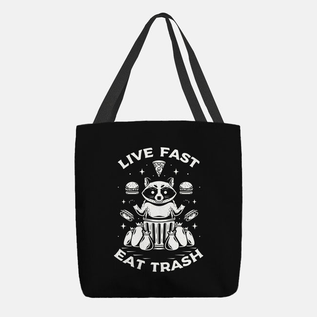 And Eat Trash-none basic tote bag-Alundrart