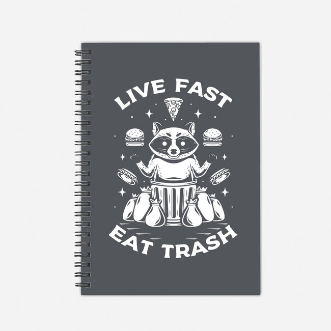 And Eat Trash-none dot grid notebook-Alundrart