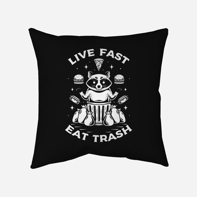 And Eat Trash-none non-removable cover w insert throw pillow-Alundrart