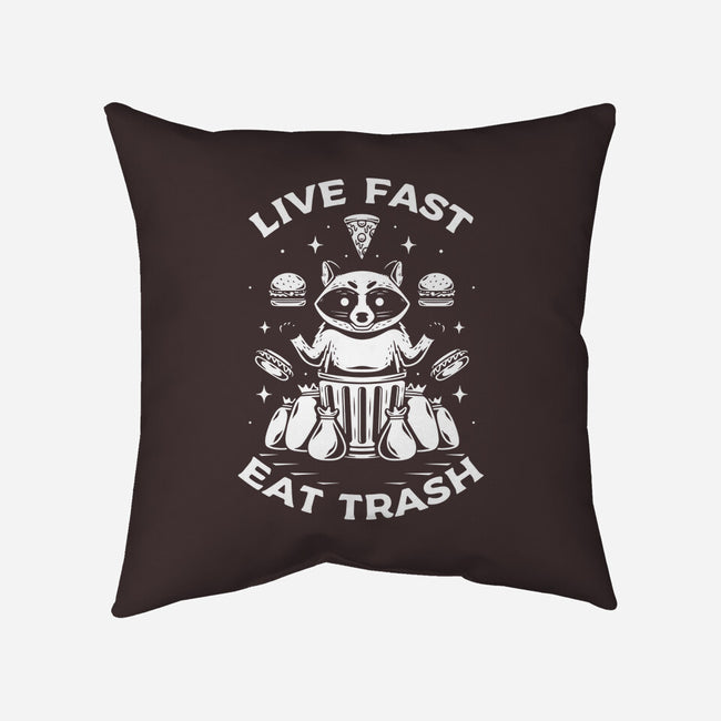 And Eat Trash-none removable cover w insert throw pillow-Alundrart