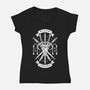 Turtle Pizza Lovers-womens v-neck tee-Alundrart