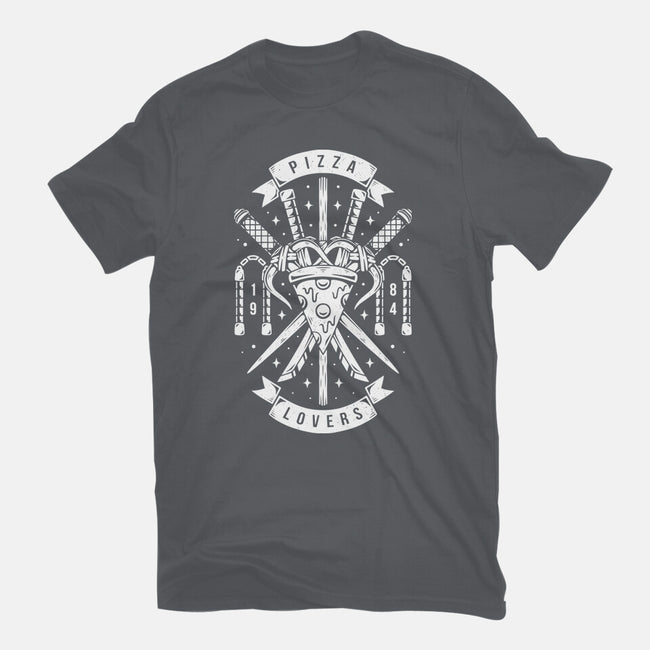 Turtle Pizza Lovers-womens fitted tee-Alundrart