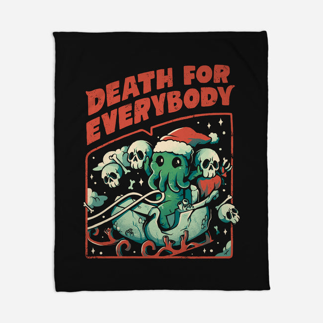 Death For Everybody-none fleece blanket-eduely