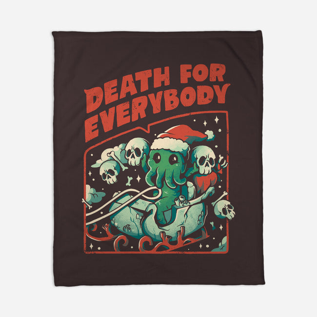 Death For Everybody-none fleece blanket-eduely