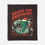 Death For Everybody-none fleece blanket-eduely