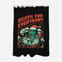 Death For Everybody-none polyester shower curtain-eduely