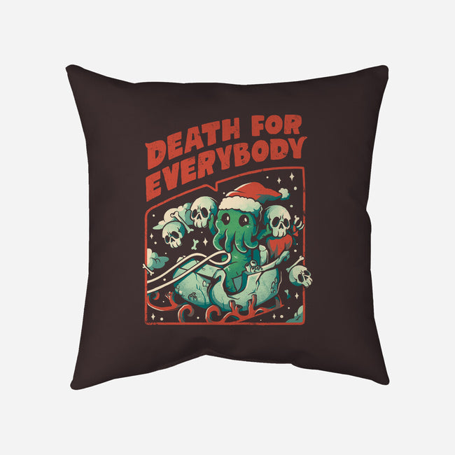 Death For Everybody-none removable cover w insert throw pillow-eduely