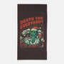 Death For Everybody-none beach towel-eduely