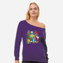 Rpg Christmas-womens off shoulder sweatshirt-Vallina84