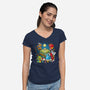 Rpg Christmas-womens v-neck tee-Vallina84