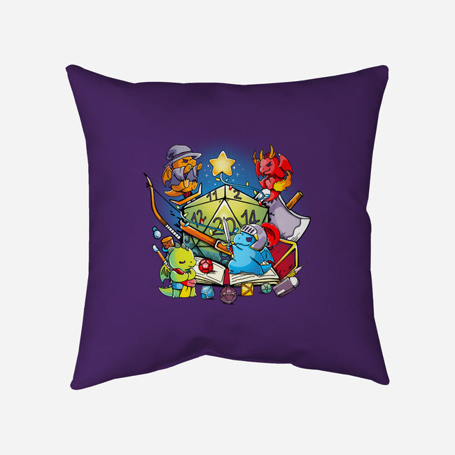 Rpg Christmas-none removable cover w insert throw pillow-Vallina84