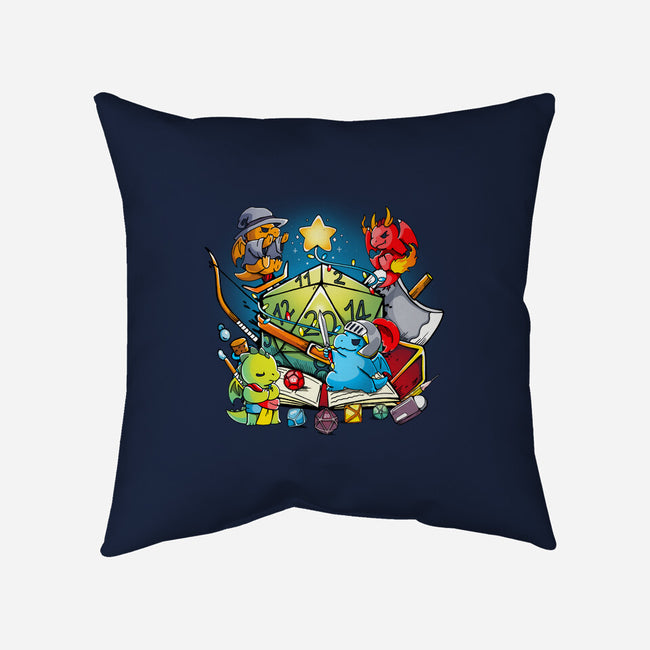 Rpg Christmas-none removable cover throw pillow-Vallina84