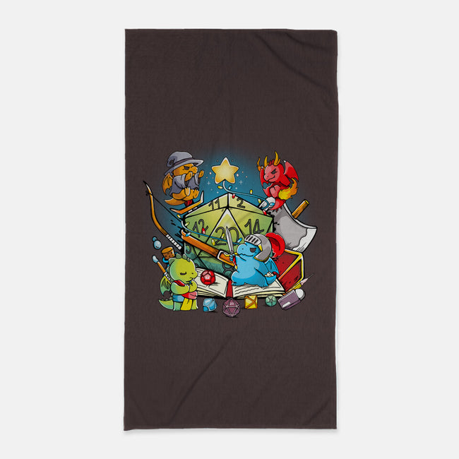 Rpg Christmas-none beach towel-Vallina84