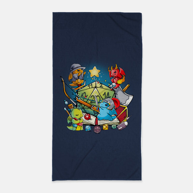 Rpg Christmas-none beach towel-Vallina84