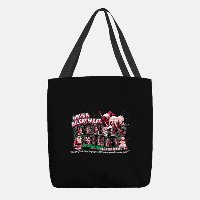 Have A Silent Night-none basic tote bag-goodidearyan