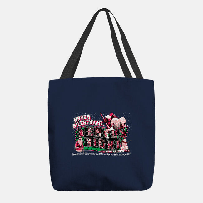 Have A Silent Night-none basic tote bag-goodidearyan