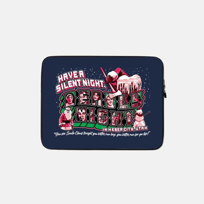 Have A Silent Night-none zippered laptop sleeve-goodidearyan